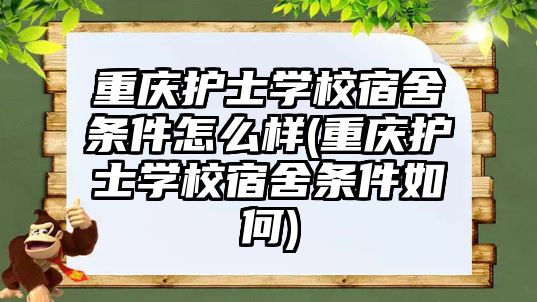 重慶護士學校宿舍條件怎么樣(重慶護士學校宿舍條件如何)